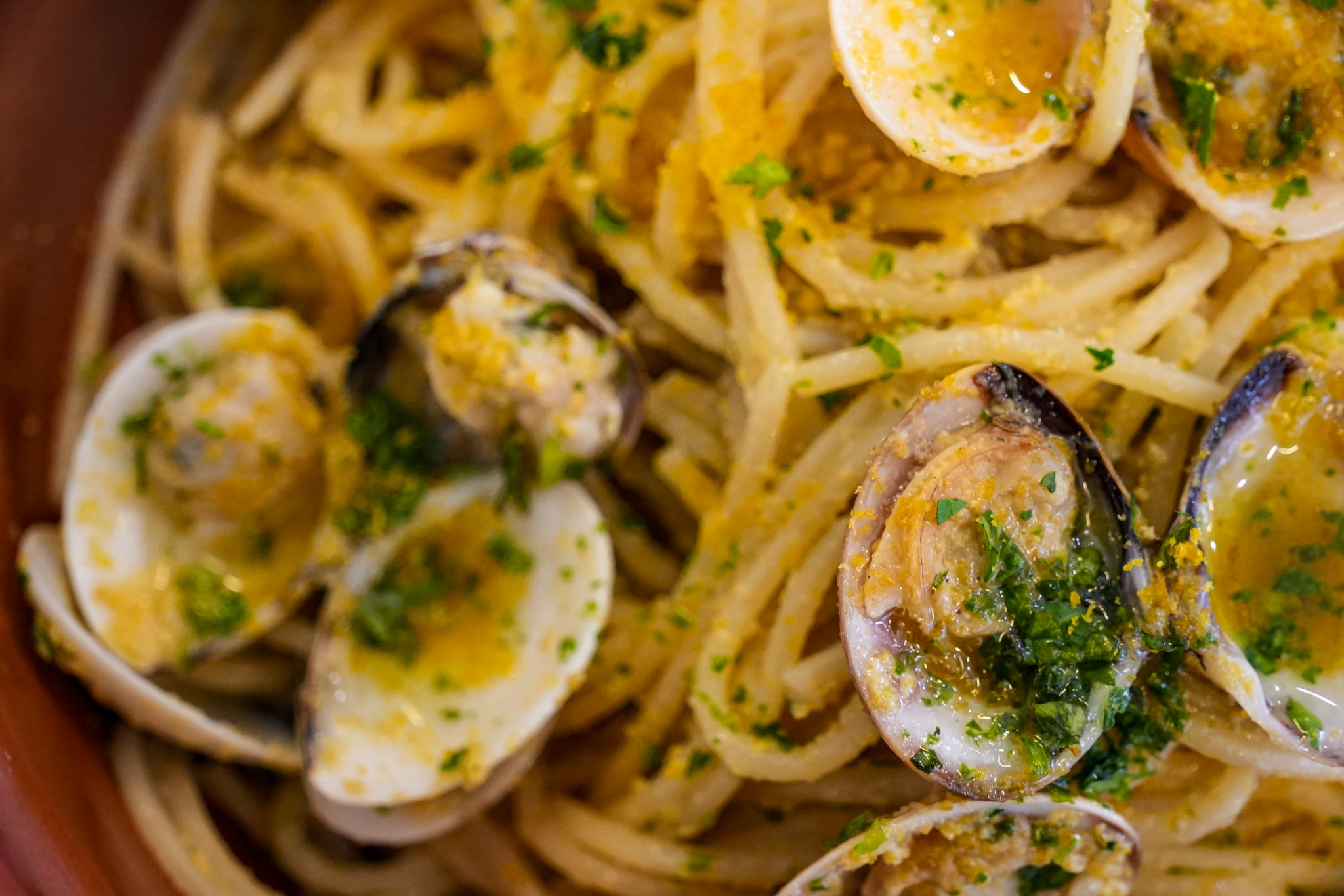 spaghetti arselle bottarga