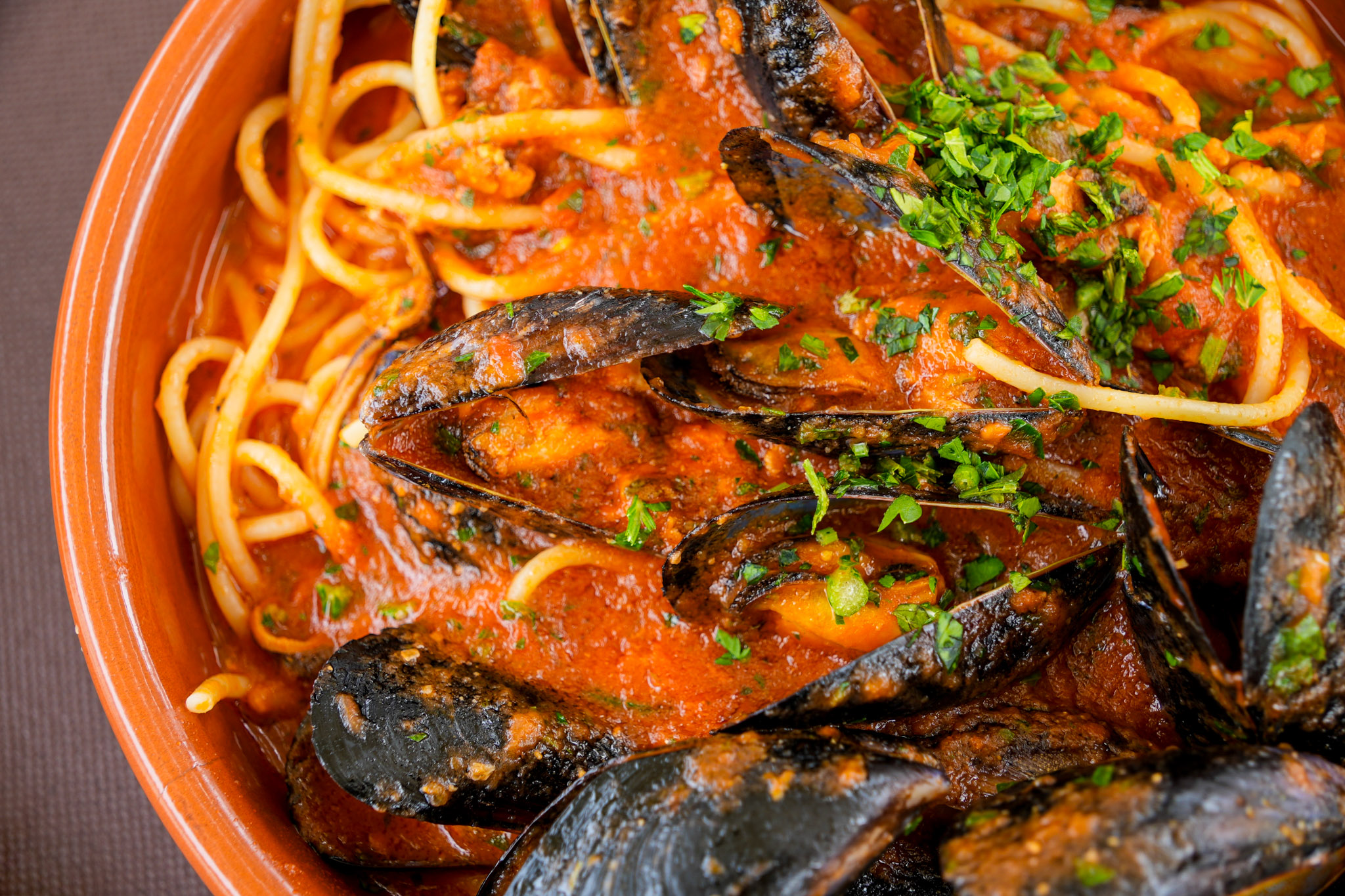 spaghetti con le cozze